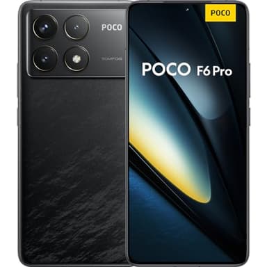 Xiaomi Poco F6 Pro 5G + 4G Lte (for Tmobile Mint Tello & Global) 256Gb + 12Gb Global Version Unlocked 6.67 120Hz 50Mp Triple Camera (Black)