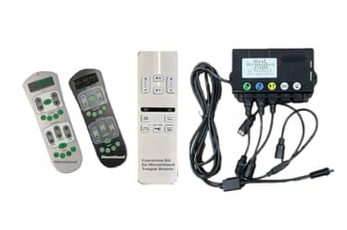 3 Piece Conversion KIT- Compatible with Lost or Broken Tempurpedic Ergo Grand or Premier Remote Control