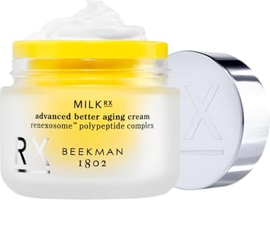 Beekman 1802 Milk RX Advanced Better Aging Collagen Moisturizer Face Cream – 4X Retinol Alternative with Goat Milk Exosomes & Polypeptide, Firming Cream, 1.69 fl oz