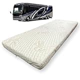Foamma 6" x 48" x 80" Memory Foam Mattress for RV with Water Resistant Organic Cotton Cover, Firm High Density Foam Base, USA Made, CertiPUR-US Certified Foam