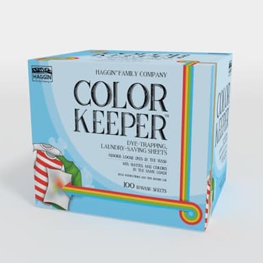 Color Keeper® Dye-Trapping Laundry-Saving Sheets, 100 Value Pack | Fragrance Free | Bleach-free Protection for Mixed Laundry