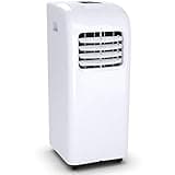COSTWAY Ashrae 8000 BTU Portable Air Conditioner with Remote Control, Energy Efficient for Rooms Up to 400 Sq. Ft, Cooling, Dehumidifying, Fanning, Sleeping Mode, Time Settings, Clear LED Display