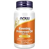 NOW Foods Supplements, Evening Primrose Oil 500 mg with Naturally Occurring GLA (Gamma-Linolenic Acid), 100 Softgels