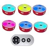 6Pcs/Pk Agile Reaction Training Lamp Set, Reaction Training Light Speed Agile Reaction Light Equipment Quick Response Training Lights Sports Reaction Lights Enhancing Speed and Agility Tools