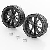ZAITOE 6 Inch Cooler Wheels Compatible with Igloo Most of Coolers,Fits for Glide 110 QT,Ice Cube 58 QT and 60 QT,Yukon 90 QT,Coolers Replacement Wheel kit (Black) 2-Pack