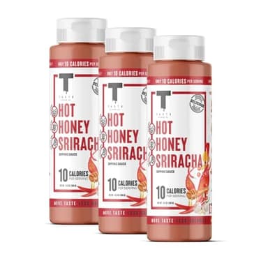 Taste Flavor Co. Grilling, Dipping Sauce and Marinade, Great Tasting, Low-Calorie Sauces, Keto Friendly, No Oils (3 Pack, Hot Honey Sriracha)