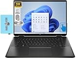HP Spectre 2-in-1 16.0" 3K+ Touch Laptop (Intel i7-13700H 14-Core, 16GB RAM, 2TB SSD, Intel Iris Xe, Backlit KYB, Fingerprint, 2X Thunderbolt 4, WiFi 6E, BT 5.3, Active Pen, Win 11 Pro) w/DKZ Hub