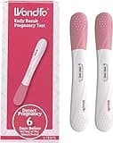 Wondfo Pregnancy Test Early Result 5 Pack - Extra Sensitive and Very Early HCG Urine Midstream Test 10 MIU - Detect 6 Days Sooner Than Your Missed Period