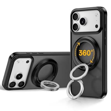 SYNCWIRE for MagSafe Phone Grip, 360° Rotation Magnetic Cell Phone Grip Magnetic Ring Holder Kickstand Mag Safe Ring Stand Compatible with iPhone 17 16 15 14 13 12 Pro Max MagSafe Accessories Android
