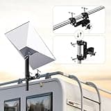 Gen 3 Starlink RV Mount for RV Ladder & Roof Rack, Compatible with Starlink Gen3, Adjustable Starlink Gen 3 Mount with Pipe Adapter for Pole/Roof/RV/Camper/Railing Use