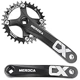 PETCHOR Square Taper Crankset MTB, Mountain Bike Single Speed Crankset, Bicycle Crank Arm Set 170mm 104BCD, 32T Chainring & Bolts