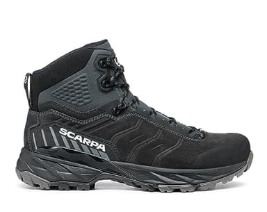 SCARPA Men's Rush Trk GTX Waterproof Gore-Tex Hiking and Backpacking Boots - Dark Anthracite/Black - 10.5