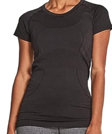 lululemon Swiftly Tech Short Sleeve Crew (Black, 4)