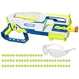 NERF Hyper Bundle, Siege-50 Pump-Action Blaster, Up to 110 FPS Velocity, Eyewear (Amazon Exclusive)