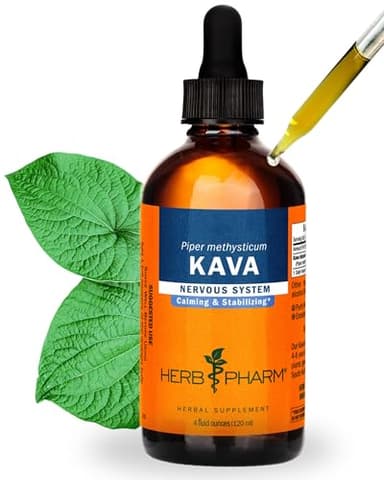 Organic Kava Root Liquid Extract for Stress Support & Relaxation: Vegan Kava Extract, Non-GMO Kava Kava Tincture for Calm & Relaxed Mood, Gluten-Free, 4 Oz | Up to 3 Months Supply
