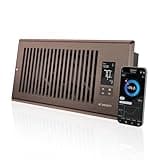 AC Infinity AIRTAP T4 Bronze, Register Booster Fan for 4” x 10” Register Holes, Improves Heating & Cooling Vents, Quiet 10-Speeds, Bluetooth App Control Data Alerts