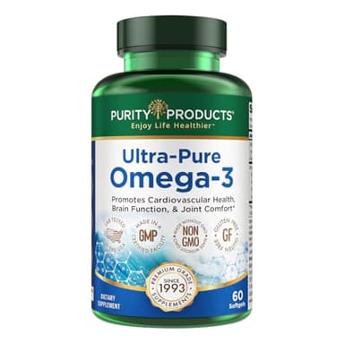 Purity Products - Ultra Pure Omega 3 ,60 softgels