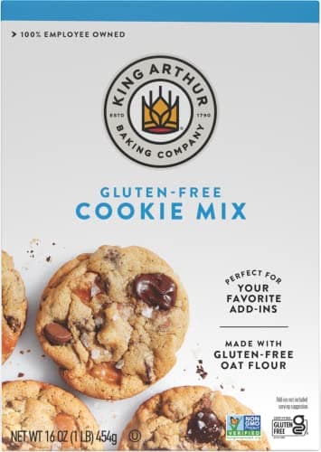 King Arthur Gluten-Free Cookie Mix, Non-GMO Project Verified, Certified Kosher, Non-Dairy, 16 Ounces