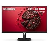 PHILIPS 27E1N1800A 27" IPS 4K UHD (3840 x 2160) Monitor, Built-in Speakers, HDR 10, AMD FreeSync, LowBlue Mode, Flicker-Free, VESA, 4Yr Advance Replacement Warranty