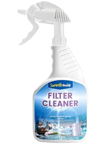 SUMMERBUDDY Spa Filter Cleaner - Fast-Acting Spray for Instant Hot Tub & Pool Filter Cleaning, Prolongs Filter Life, No Soaking Required, Pool Cartridge Filter Cleaner, 32 oz