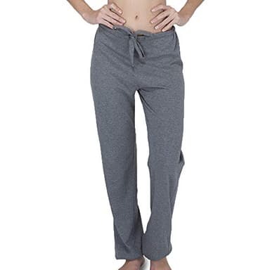 Cottonique Women’s Drawstring Lounge Pants (9) Melange