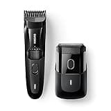 MANSCAPED® The Beard Hedger™ Premium Men's Beard Trimmer & The Handyman™ Compact Face Shaver with Long-Hair Leveler & Foil Blades