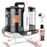 Ailltopd Carpet & Upholstery Spot Cleaner, Powerful Suction & Portable Spot Remover, Deep Stain Cleaning for Carpet, Pets, Stairs, Car Seat, Couch, with Dual Size BrushHead and Cleaning Solutions