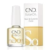 CND SolarOil Cuticle Oil, Natural Blend Of Jojoba, Vitamin E, Rice Bran and Sweet Almond Oils, Moisturizes and Conditions Skin, Pack Of 1, 0.25 Fl Oz