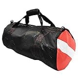 Scuba Choice Collapsible Mesh Duffle Bag for Dive Gear, 600D Polyester, YKK Zipper, 30" x 16", Neoprene Comfort Grip & Extra Shoulder Strap – Durable, Spacious Storage Diving Equipment Accessories