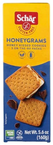 Schar Cookie Honeygrams, 5.6-ounce 2pack