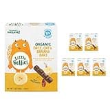 Little Bellies Organic Date, Oat & Banana Bars for Toddlers 12+ Months, 3 oz (5 Bars) - Pack of 6