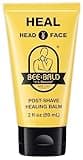 Bee Bald HEAL Aftershave for Men Healing Balm, Immediately Calms & Soothes Damaged Skin, Treats Bumps, Redness, Razor Burn & Other Shaving Irritations (2 Fl Oz)