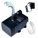 Automatic Small Sump Pump with Water Sensor, 5 FT Lift 55 GPH 115V/230V Mini Condensate Pump with Float Switch, Water Removal for Dehumidifier, Air Conditioner, Ice Maker, Basement, Auto On Off