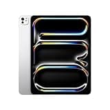 Apple iPad Pro 13-Inch (M4): Built for Apple Intelligence, Ultra Retina XDR Display, 256GB, 12MP Front/Back Camera, LiDAR Scanner, Wi-Fi 6E, Face ID, All-Day Battery Life — Silver