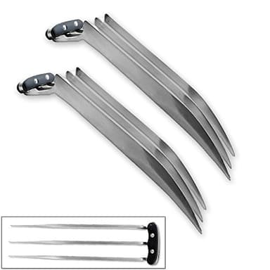 Vulcan Gear 11" Wolverine Fantasy Claw Set of 2 (Steel)
