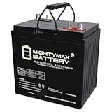 Mighty Max Battery ML210-6GC2-6 Volt 210 AH, Dual Terminal, Rechargeable SLA AGM Battery for Golf Cart