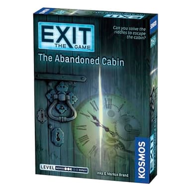 Exit: The Abandoned Cabin - Kennerspiel Des Jahres Winner, Card-Based Family Escape Room Game for 1-4 Players, Ages 12+, Blue