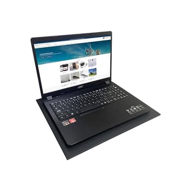 EMF Laptop Tray - Shielding ELF and RF from Computer, Tablets, Cell Phones, Black (12" x 16")