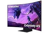 Samsung Odyssey Ark 55-Inch Curved Gaming Screen, 4K UHD 165Hz 1ms (GTG) Quantum Mini-LED Gamer Monitor w/Cockpit Mode, Sound Dome Technology, Multi View, HDR10+ (S55BG970NN) 2022 (Renewed)