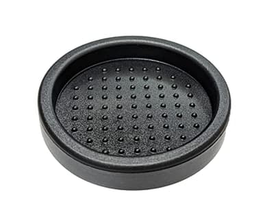 MiiCoffee Espresso Tamper Seat, Black Rubber Tamping Stand, Barista Basic Tamper Mat