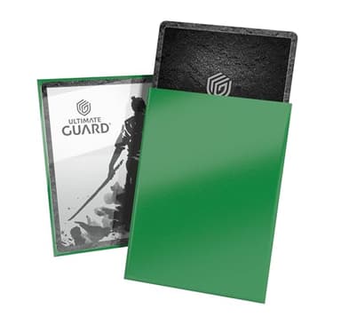 Ultimate Guard Katana Card Sleeves: 100 Standard Size TCG Sleeves, 66 x 91mm, Jade Garden Back, Tournament Quality, No PVC & Acid-Free, High Clarity