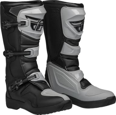 Fly Racing Maverik LT riding boots (Black/Grey LT, 8)