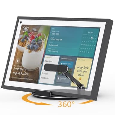 Laivli Swivel and Tilt Stand Compatible with Echo Show 15 (1st, 2nd Gen)/ 21, Supports Portrait and Landscape Orientation