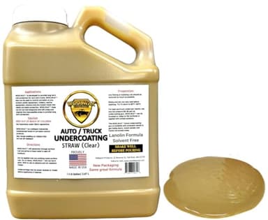 Woolwax Lanolin Auto Truck Undercoating - Solvent Free - 2+ Year Corrosion Protection.1-Gallon Jug. New Package. Same trusted formula. U.S.A. Made Color: STRAW