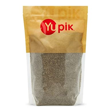 Yupik Chia Seed Powder, 2.2 lb (35.2 oz), GMO-Free, Kosher, Vegan, Made from Finely Ground Raw Chia Seeds, Salt-Free, Oil-Free, Rich in Fiber, Source of Omega-3, Ideal for Baking, Smoothies & Oatmeal