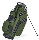 Bag Boy Chiller Hybrid ZP Golf Stand Bag, 14 Way Top with Full Length Individual Dividers, Dedicated Putter Well, Removable Cooler, 10 Pockets