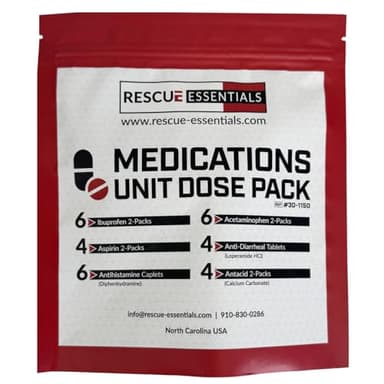 MEDICATIONS Unit DOSE Pack by RESCUE ESSENTIALS