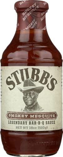 Stubb's All Natural Bar-B-Q Sauce Smokey Mesquite -- 18 fl oz - 2PC
