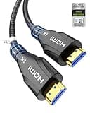 Cratree HDMI Cable 15FT Long - Certified 8K Ultra High Speed HDMI Cable,48Gbps Braided HDMI Cord,8K 60hz,4K 120hz,eARC,HDCP 2.2&2.3 - Compatible for HDTV/PS5/Xbox