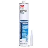 3M Marine Adhesive Sealant 5200, Mahogany, PN06502, Flexible Bonds, Long Work-Time, 1/10 Gallon Cartridge, 10 fl oz